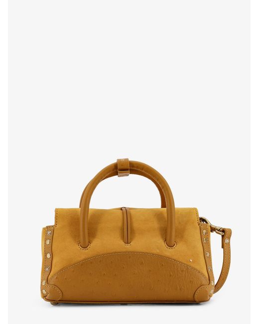 Zanellato Brown Crossbody Bag Suede