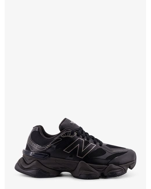 New Balance Black 740 Mesh Sneakers With Logo On The Side for men