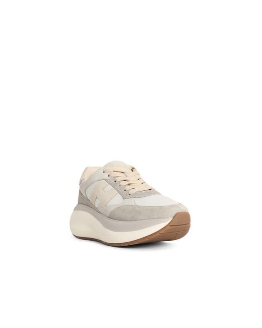 Hogan Natural 'Chunky' Leather Sneakers