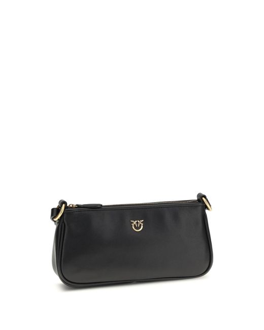 Pinko Black Shoulder Bag Mini Half Moon