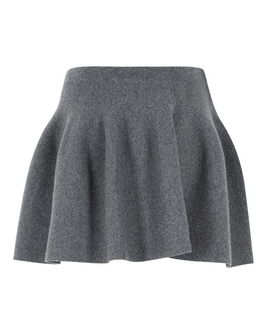 Lisa Yang Gray 'Wren' Cashmere Miniskirt