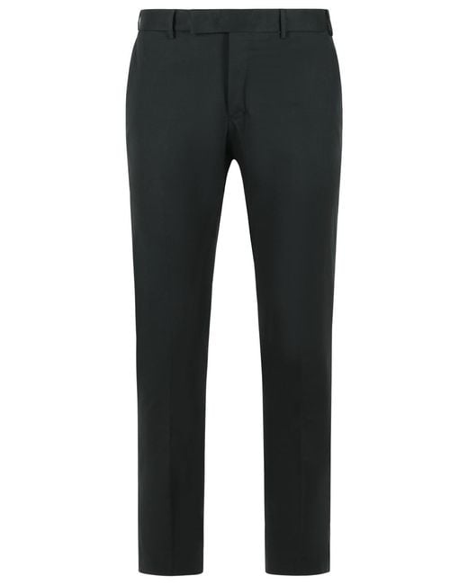 PT01 Gray 'Rebel' Stretch Cotton Pants for men