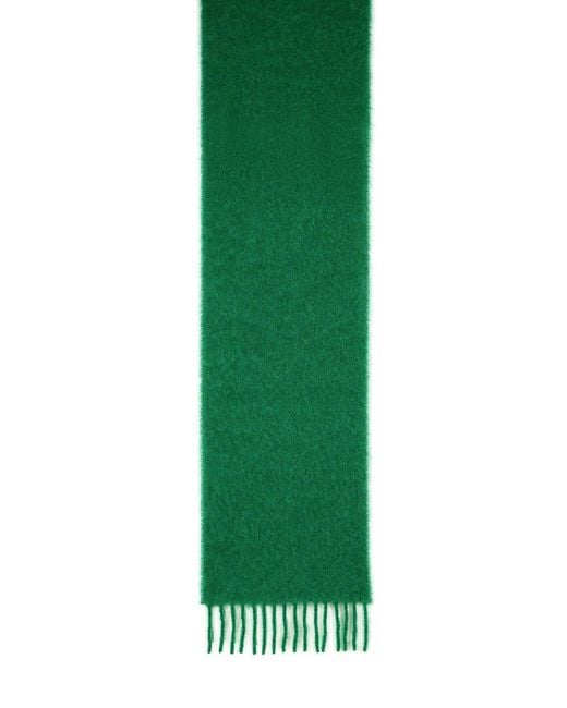 Marni Green Brushed Alpaca Blend Scarf for men