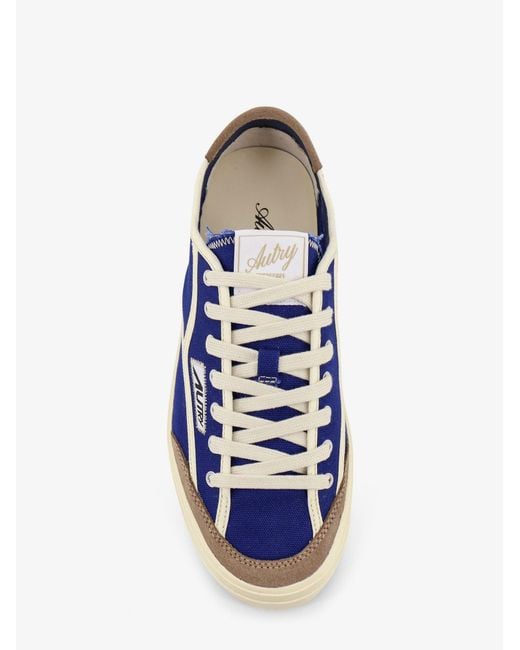 Autry Blue Canvas Sneakers Windscape