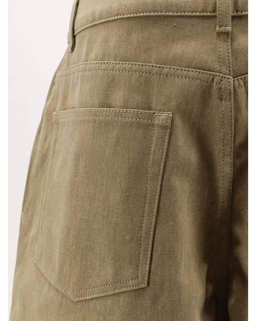 Rohe Green Cotton Bermuda Shorts