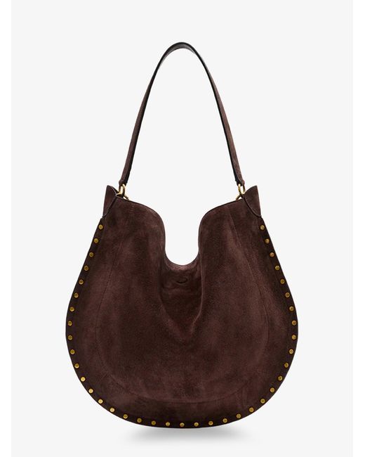 Isabel Marant Brown Oskan Hobo Suede Shoulder Bag