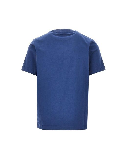 Autry Blue Logo Print T-Shirt for men
