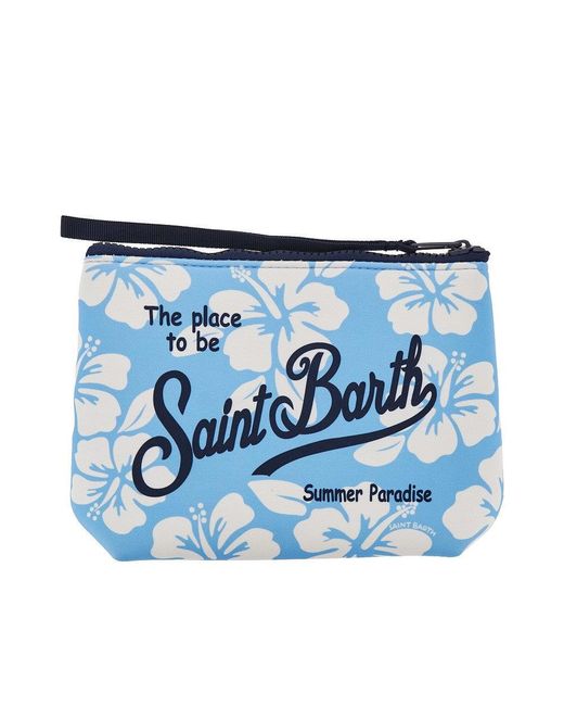 Mc2 Saint Barth Blue 'Aline' Neoprene Pouch for men
