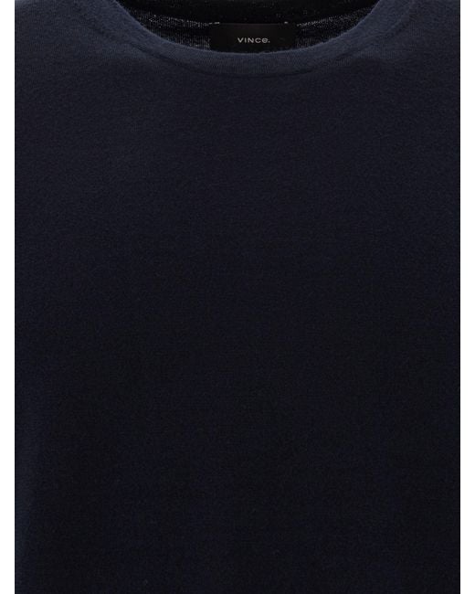 Vince Black Short-Sleeved Sweater for men