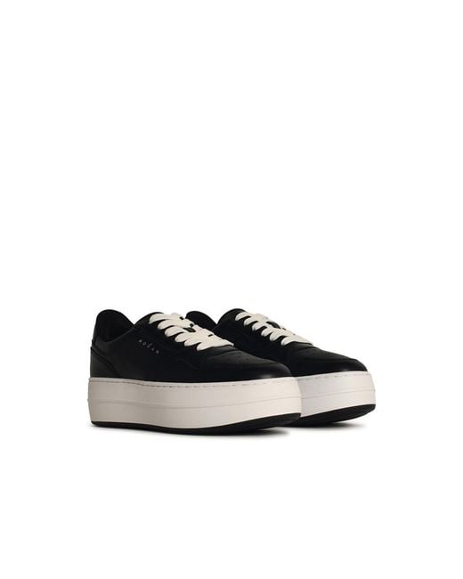 Hogan Black H670 Leather Sneakers