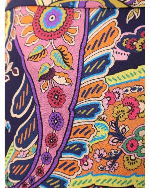 Etro White Viscose Skirt