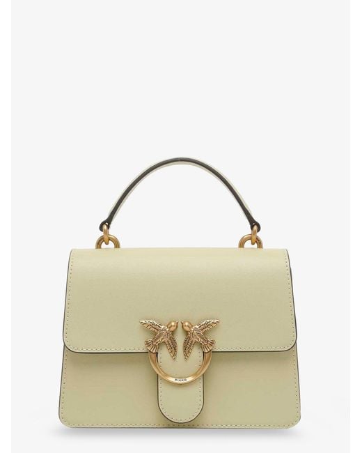 Pinko Metallic Crossbody Bag Love One