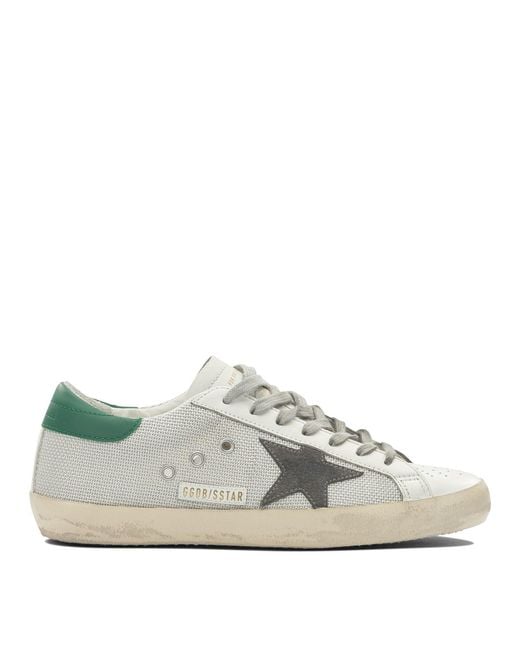 Golden Goose Deluxe Brand Gray "Super-Star" Sneakers for men