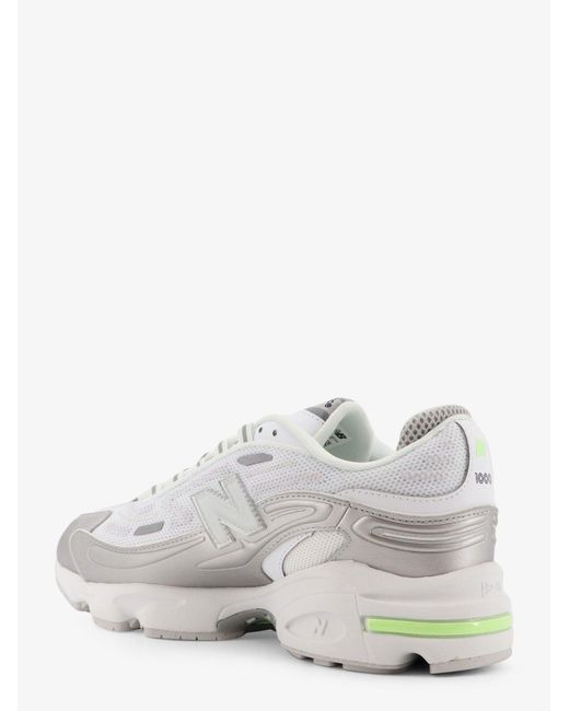 New Balance White 1000 Mesh Sneakers for men