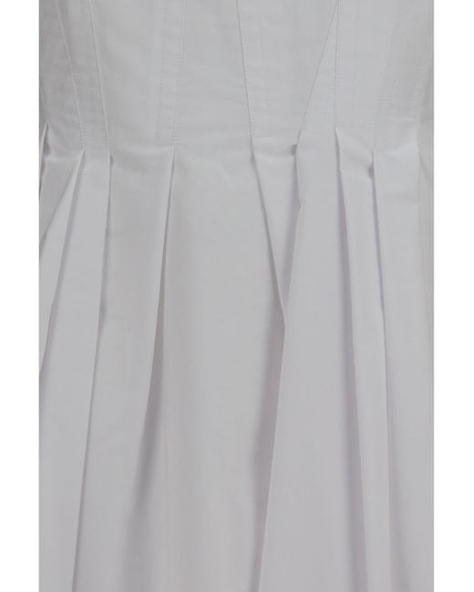 Max Mara Gray Sleeveless Short Dress