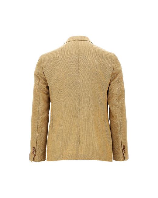 BRERAS Milano Natural 'Firenze' Wool Double-Breasted Jacket for men