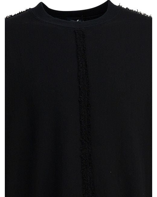 Comme des Garçons Black Cotton Crewneck Sweatshirt Sweatshirts for men