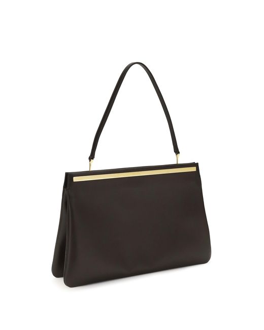 The Row Black Elise Handbag Ebony