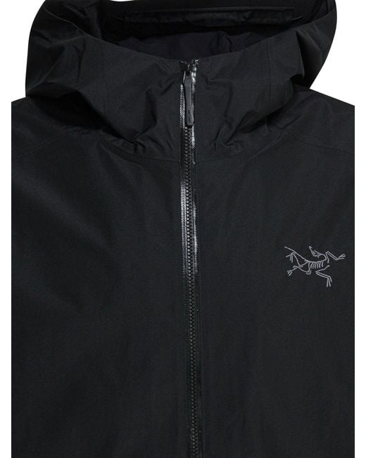 Arc'teryx Black Solano Technical Jacket for men