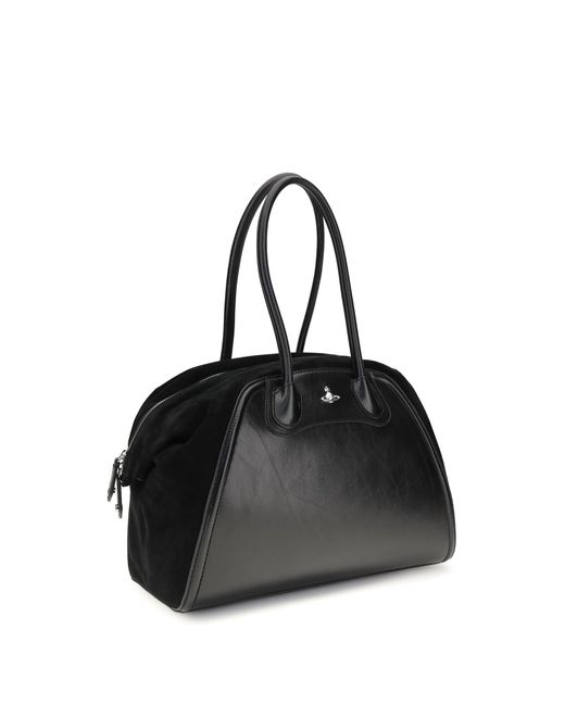 Vivienne Westwood Black Shirley Shoulder Bag