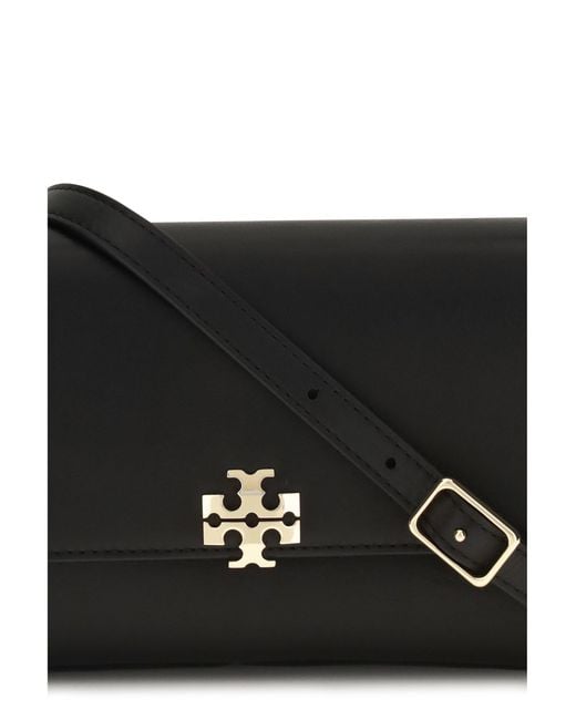 Tory Burch Black Shoulder Bag Charlie Leather