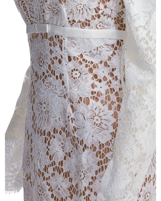 Self-Portrait Dresses White