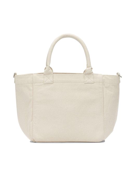 Ganni White Easy Pony Medium Handbag