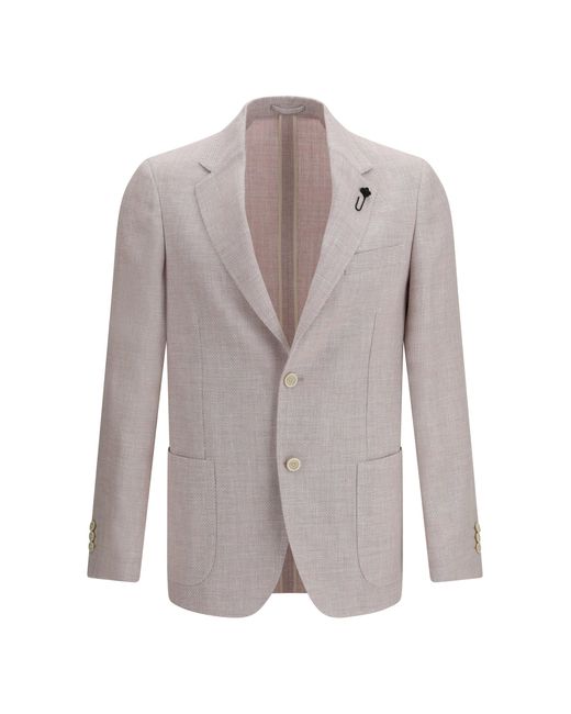 Lardini Gray Blazer Roma for men