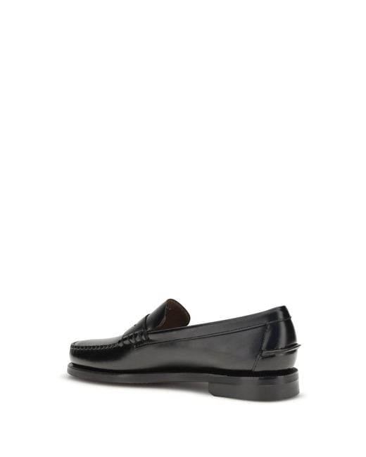Sebago White Loafers Dan Classic Leather for men