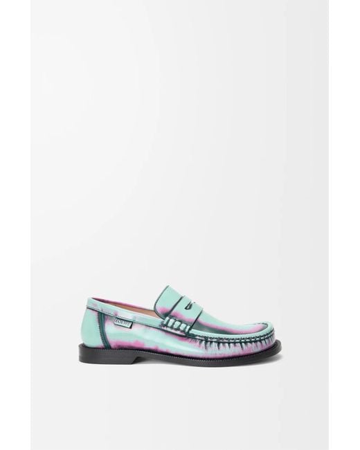 Loewe Blue Campo Loafers Light