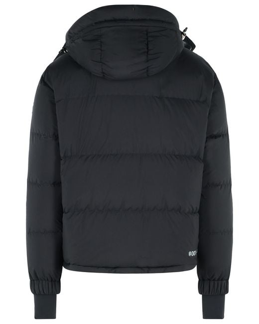 Moncler Black 'Coraia' Polyamide Hooded Ski Jacket for men