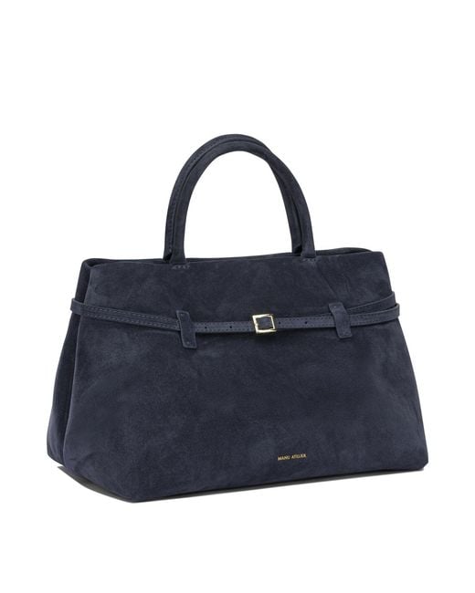 MANU Atelier Blue "Le Cambon 35" Medium Handbag