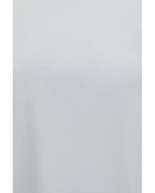 Brunello Cucinelli Gray Oversized Short-Sleeve T-Shirt
