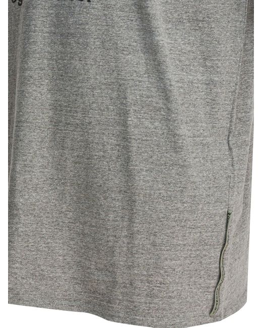 Kapital Gray "Bitter Peckish Bowy" T-Shirt for men
