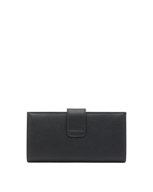 Ferragamo Black "Gancini" Wallet