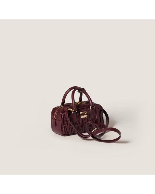 Miu Miu Purple "Arcadie" Small Handbag