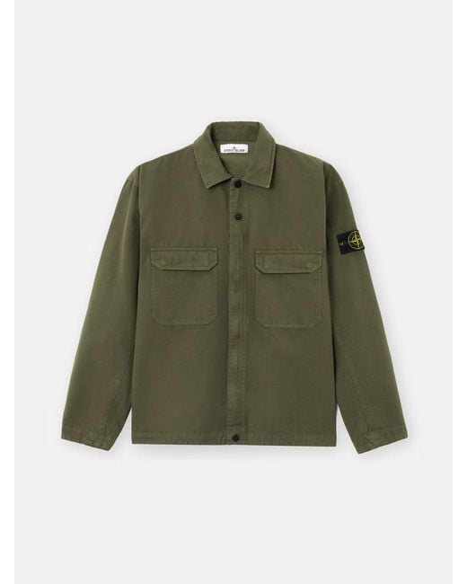 Men's Green Overshirt Jacket