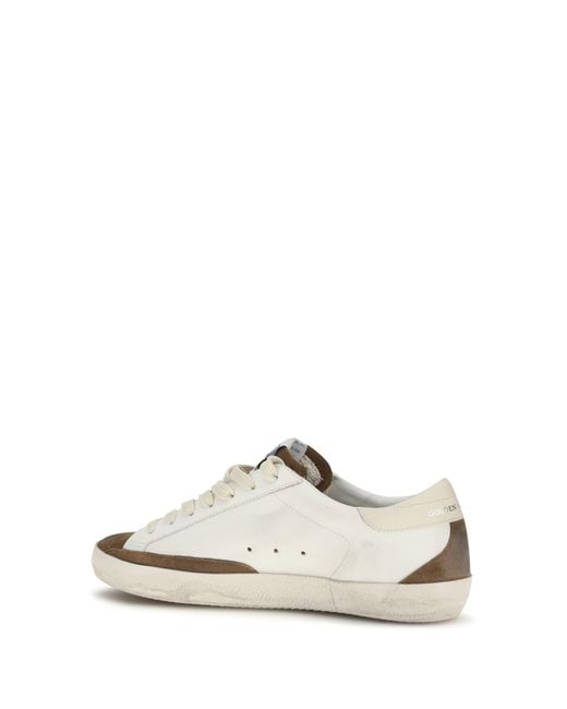 Golden Goose Deluxe Brand White Super Star Sneakers for men