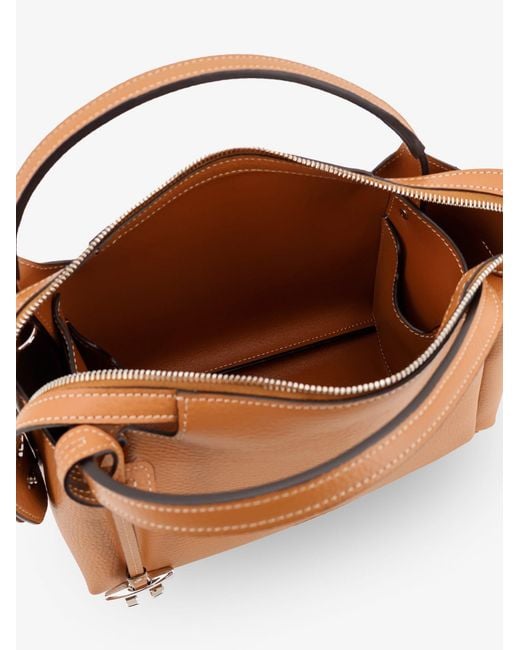 Tod's Brown Apa Leather Crossbody