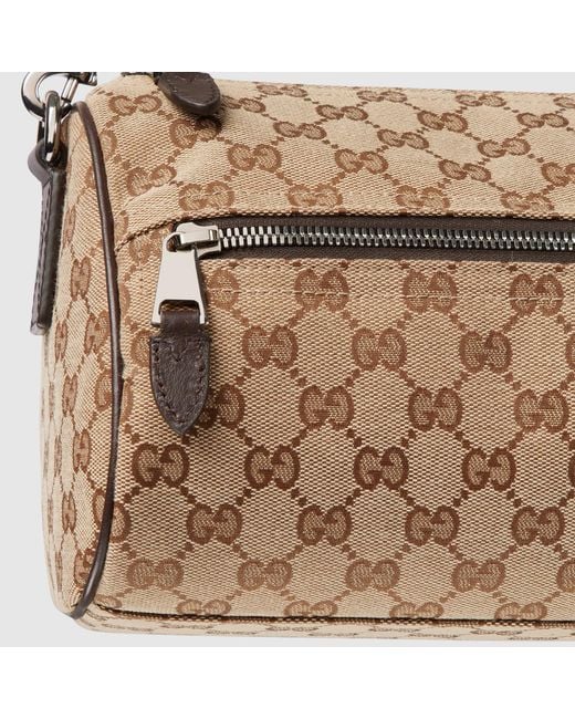 Gucci Natural Gg Canvas Cylinder Bag for men