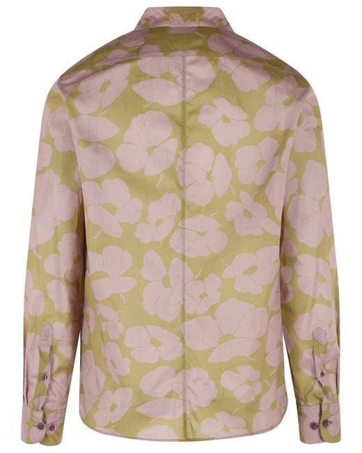Dries Van Noten Brown Cotton Shirt for men