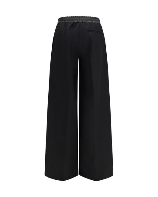 Alaïa Black Alaïa Tailored Virgin Wool Pants