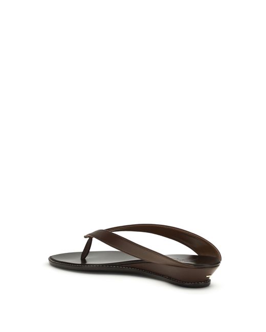 Giuseppe Zanotti White Leather Asymmetrical Wedge Sandals Ciocco