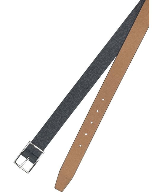 Andersons Gray Leather Belt for men