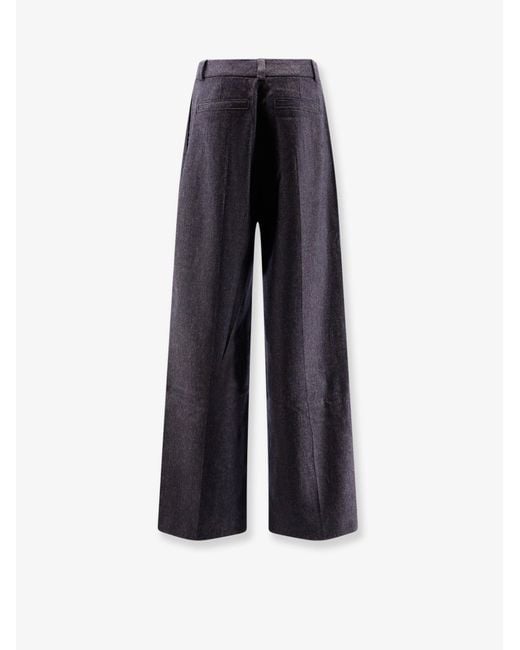 Boss Blue Taflong Trousers With Pinces
