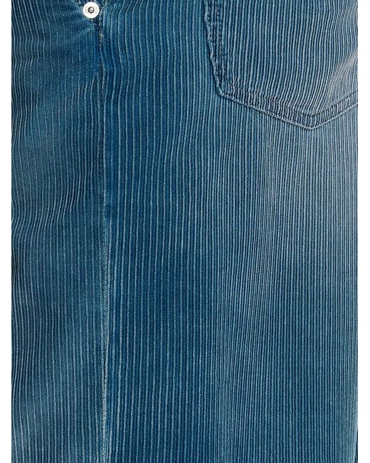 Dior Blue Corduroy Trousers for men
