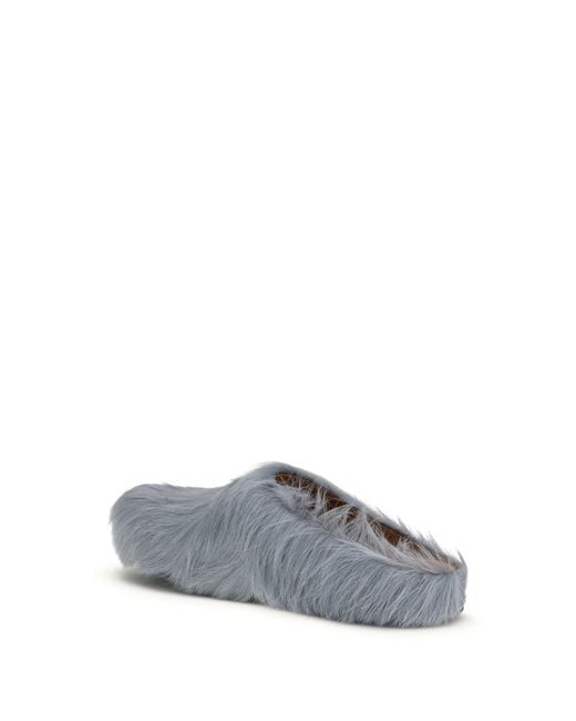 Marni White Fussbett Mules for men