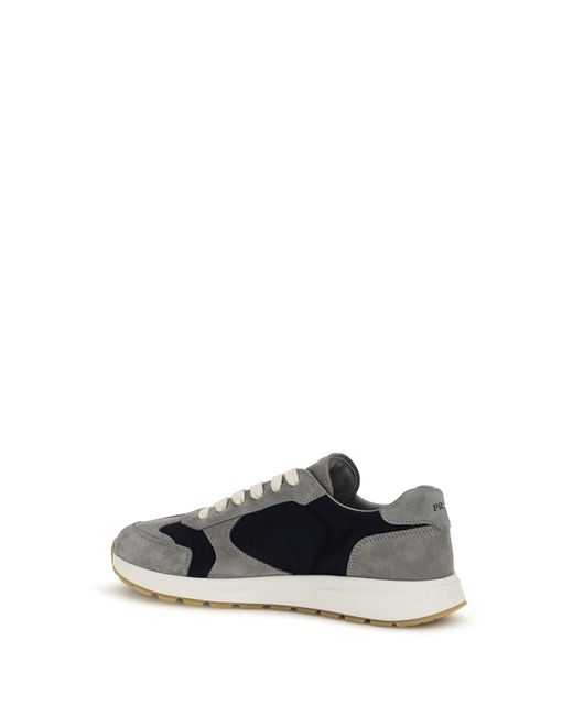Prada White Prax Sneakers for men