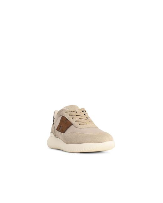 Hogan Natural Interactive³ Suede Sneakers for men