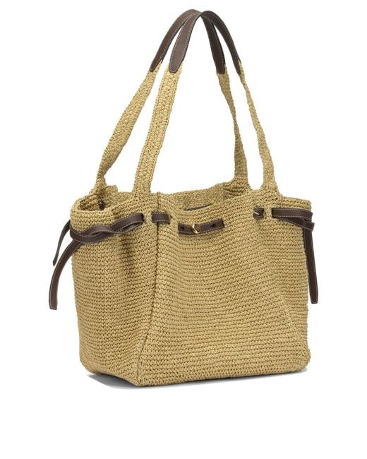 Tory Burch Metallic Paper Straw Polyamide Polyurethane Shoulder Bag